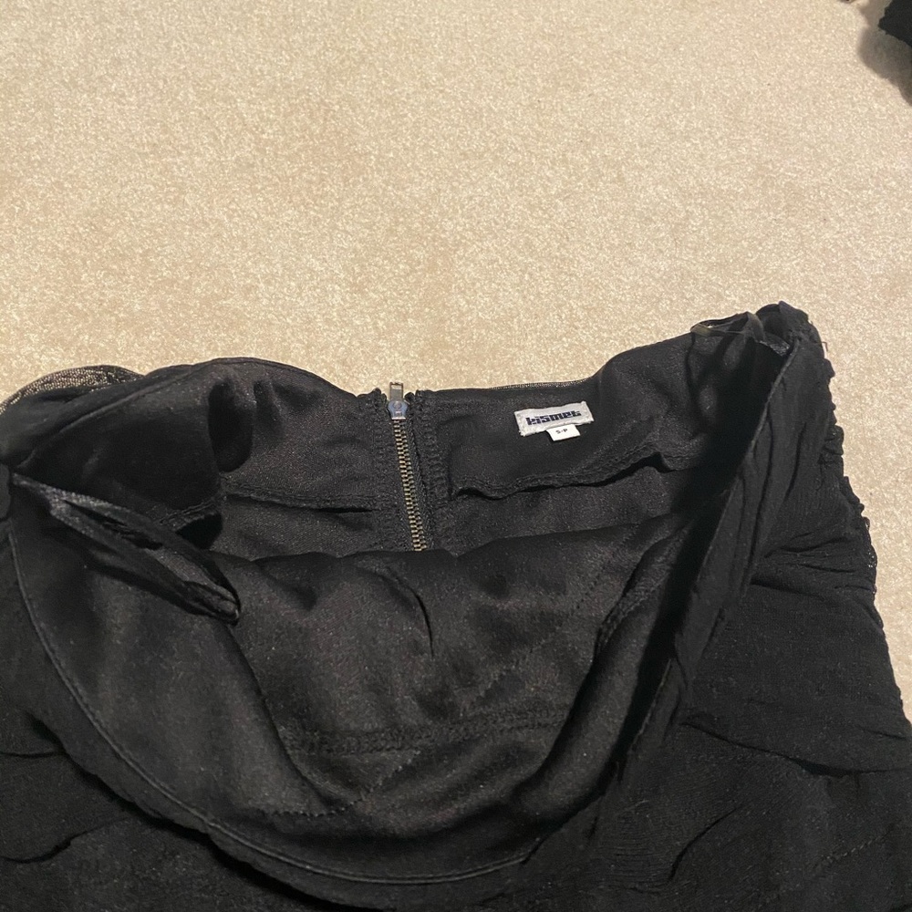 Black Mini Dress - Picture 2 of 3